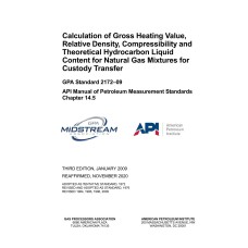 API MPMS Chapter 14.5 (R2020)