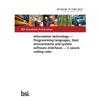 BS PD ISO/IEC TS 17961:2013