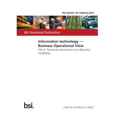 BS PD ISO/IEC TR 15944-6:2015