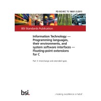 BS PD ISO/IEC TS 18661-3:2015