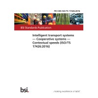 BS PD CEN ISO/TS 17426:2016