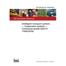 BS PD CEN ISO/TS 17426:2016