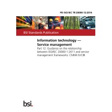 BS PD ISO/IEC TR 20000-12:2016