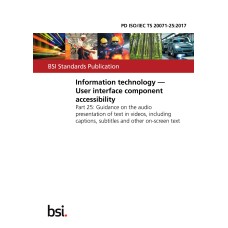 BS PD ISO/IEC TS 20071-25:2017