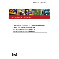 BS PD IEC/TR 63100:2017