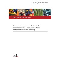 BS PD ISO/TR 15801:2017