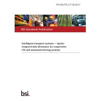 BS PD ISO/TR 21718:2017