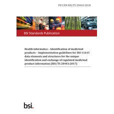 BS PD CEN ISO/TS 20443:2018