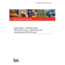 BS PD ISO/TR 23791:2019