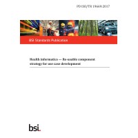 BS PD ISO/TR 19669:2017