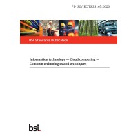 BS PD ISO/IEC TS 23167:2020