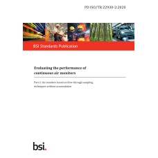 BS PD ISO/TR 22930-2:2020