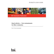 BS PD ISO/TS 12103-3:2020