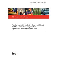 BS PD CEN ISO/TR 23383:2020