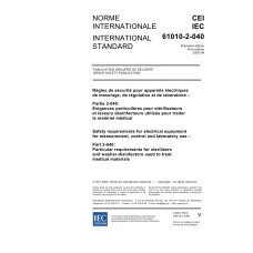 IEC 61010-2-040 Ed. 1.0 b:2005