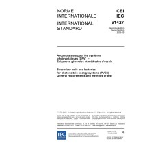 IEC 61427 Ed. 2.0 b:2005