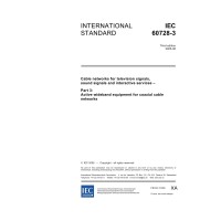 IEC 60728-3 Ed. 3.0 en:2005