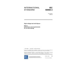 IEC 60060-3 Ed. 1.0 en:2006