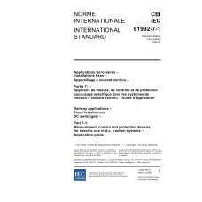 IEC 61992-7-1 Ed. 1.0 b:2006