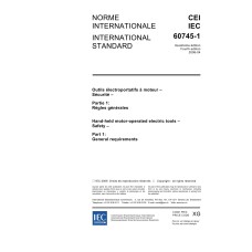 IEC 60745-1 Ed. 4.0 b:2006