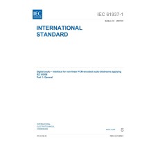 IEC 61937-1 Ed. 2.0 en:2007