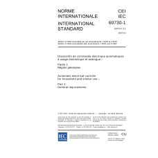 IEC 60730-1 Ed. 3.2 b:2007