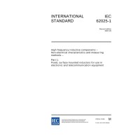 IEC 62025-1 Ed. 2.0 en:2007