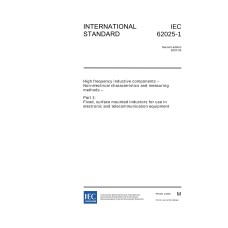 IEC 62025-1 Ed. 2.0 en:2007