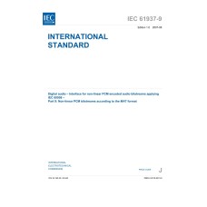 IEC 61937-9 Ed. 1.0 en:2007