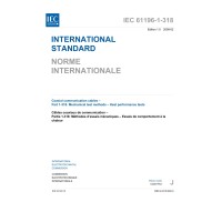 IEC 61196-1-318 Ed. 1.0 b:2008