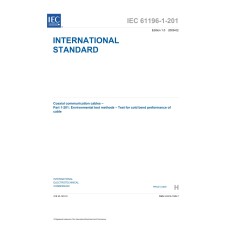 IEC 61196-1-201 Ed. 1.0 en:2009