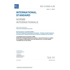 IEC 61000-4-28 Ed. 1.2 b:2009