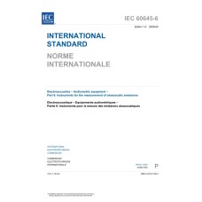 IEC 60645-6 Ed. 1.0 b:2009