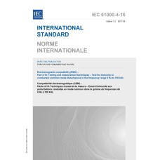 IEC 61000-4-16 Ed. 1.2 b:2011