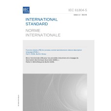 IEC 61804-5 Ed. 1.0 b:2015