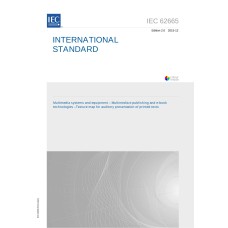 IEC 62665 Ed. 2.0 en:2015