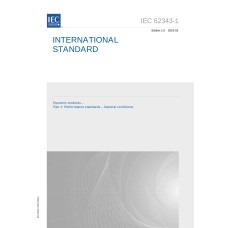 IEC 62343-1 Ed. 1.0 en:2016