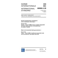 IEC 60068-2-39 Ed. 1.0 b:1976