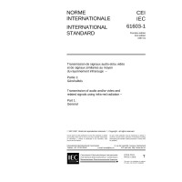 IEC 61603-1 Ed. 1.0 b:1997