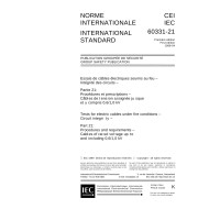 IEC 60331-21 Ed. 1.0 b:1999