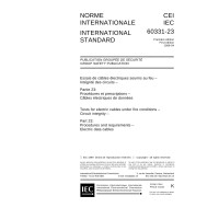 IEC 60331-23 Ed. 1.0 b:1999