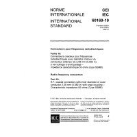 IEC 60169-19 Ed. 1.0 b:1985