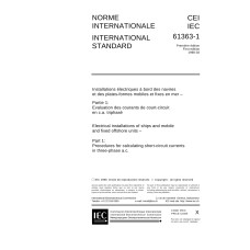 IEC 61363-1 Ed. 1.0 b:1998