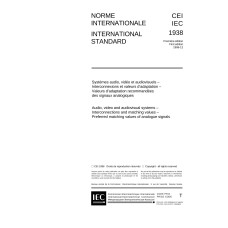 IEC 61938 Ed. 1.0 b:1996