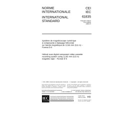 IEC 61835 Ed. 1.0 b:1998