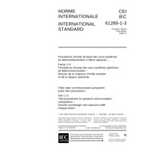 IEC 61280-1-3 Ed. 1.0 b:1998