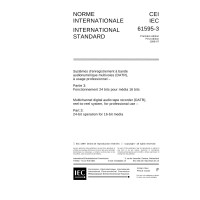 IEC 61595-3 Ed. 1.0 b:1999