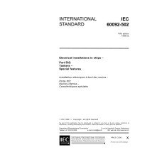 IEC 60092-502 Ed. 5.0 en:1999