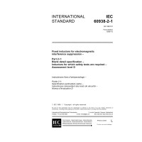 IEC 60938-2-1 Ed. 1.0 en:1999