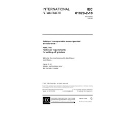 IEC 61029-2-10 Ed. 1.0 en:1998